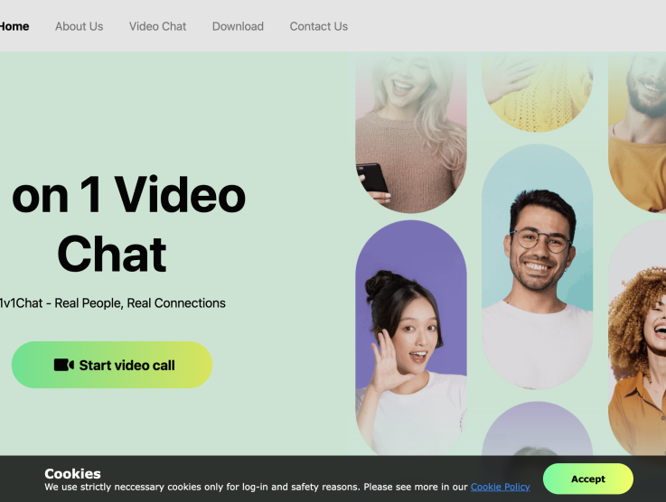 Recenzja 1v1Chat: Szybki, zabawny i bezpieczny czat wideo jeden na jeden
